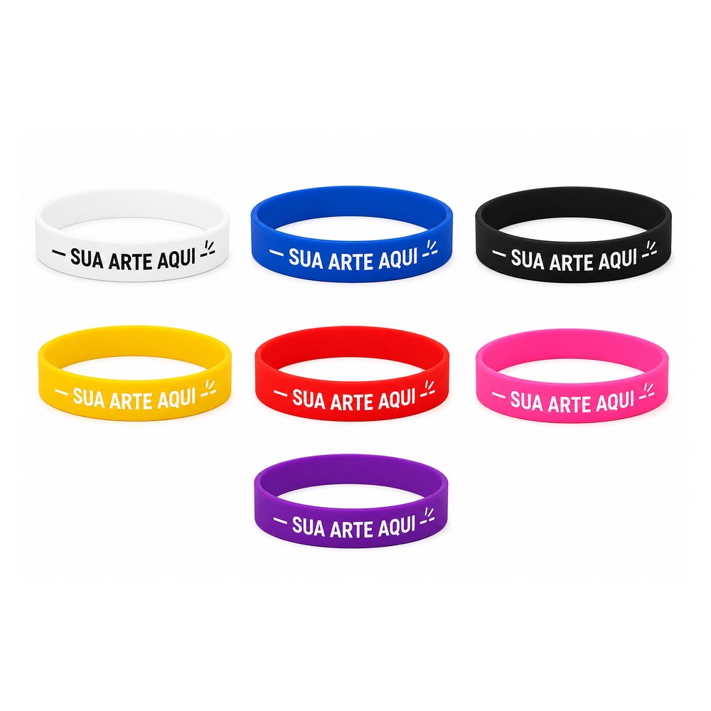 Pulseira Personalizada em 1 Cor